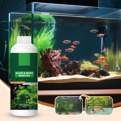 Algen- en mosverwijderaar voor aquariums - Veilige waterzuivering