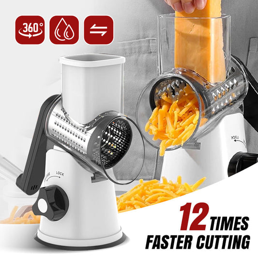 🔥 2025 Keukenuitverkoop 🔥 Multifunctionele handmatige draai-rasp & hakker 🚀🥕