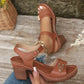 Sandalen met hoge hakken voor dames