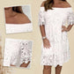 💃Kanten holle patchwork strapless jurk voor vrouwen