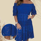 💃Kanten holle patchwork strapless jurk voor vrouwen