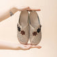 Dames elegante sandalen van PU-leer met bloemenontwerp