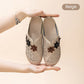 Dames elegante sandalen van PU-leer met bloemenontwerp