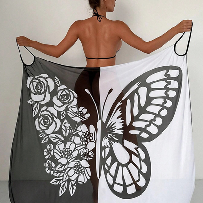 ⏳Tijdelijke aanbieding⏰Vlinder cover-up jurk / Strandjurk voor vrouwen