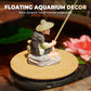 Drijvende Mini Visserman Aquarium Decoratie