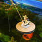 Drijvende Mini Visserman Aquarium Decoratie