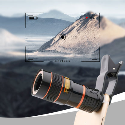 12/8X telefoon telelens met statief