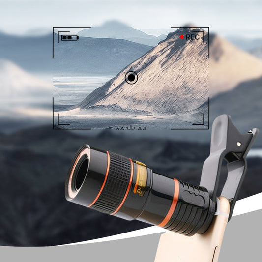 12/8X telefoon telelens met statief