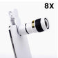 12/8X telefoon telelens met statief