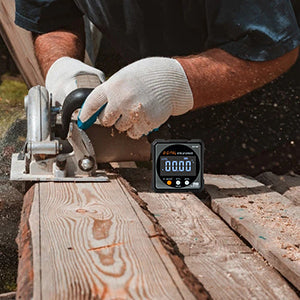 Mini LCD digitale hellingmeter gradenboog