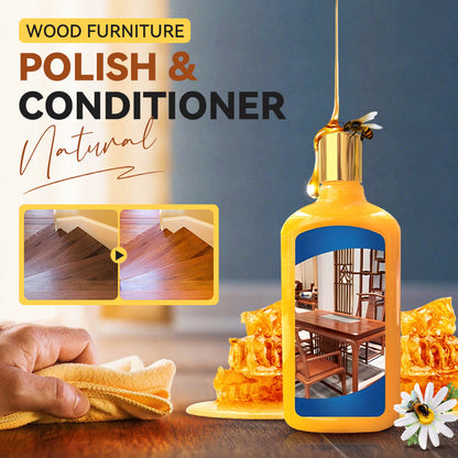 All-in-one houtverzorging: poetsen + voeden
