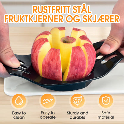 Roestvrijstalen fruitontpitter en snijder