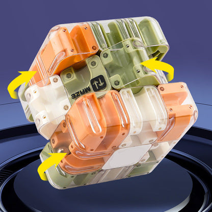 Roligt 3D Labyrintkub Pussel