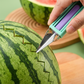 🍉🔥 מבצע: ערכת כף וכדורי פירות רב תכליתיים - לפרוס ולקלף אבטיח ומלון - כלי מטבח שימושי ✨