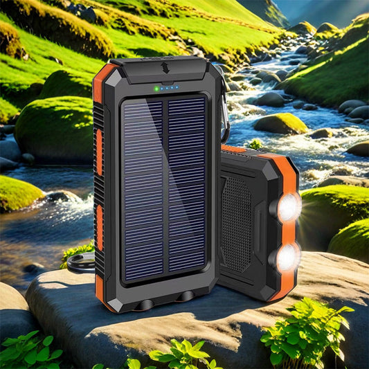 🔥 50% הנחה על סוללת גיבוי סולארית 🌞 קיבולת 10,000mAh, ניידת, טעינה סולארית – מושלמת לקמפינג, טיולים ומצבי חירום!