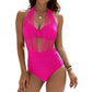 👙מבצע טרום קיץ 50% הנחה❤️‍🔥בגד ים ביקיני גבוה מותן סקסי צנוע לנשים בשני חלקים