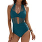 👙מבצע טרום קיץ 50% הנחה❤️‍🔥בגד ים ביקיני גבוה מותן סקסי צנוע לנשים בשני חלקים