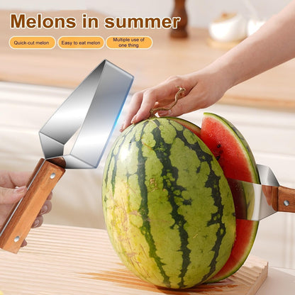 🔪🍉 חותך אבטיח חדשני – חיתוך מושלם ללא מאמץ בכלל ✨