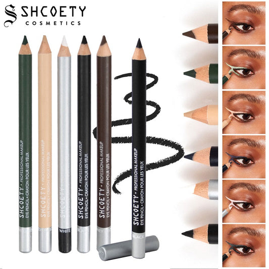 💗Set of 3pcs🎁Wooden Waterproof Long-Lasting Hard Eyeliner