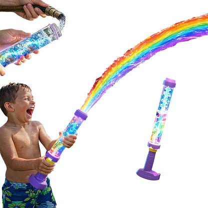 ⏳💦 מבצע! אקדח מים עם תאורת לד ומשאבה זרחנית 🔫✨