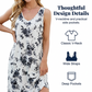 👗🌸 מבצע! שמלת פרחים חסרת שרוולים צוואר V עם כיסים ✨