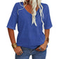 ⏳Time-Limited Special⏰Women's Solid Color V-Neck T-shirt