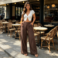 👖🔥 מבצע: מכנסיים רחבים, נוחים, זורמים ובעלי מותן גבוה לנשים - מחמיאים, אלגנטיים ומושלמים ללבישה יומיומית ✨