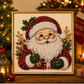 🎄🎅 ערכת צביעה עם חרוזי חג המולד ואבני חן, יצירה יצירתית לילדים ולמבוגרים, קישוט חגיגי נוצץ לחגים ✨