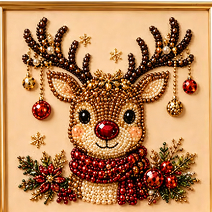 🎄🎅 ערכת צביעה עם חרוזי חג המולד ואבני חן, יצירה יצירתית לילדים ולמבוגרים, קישוט חגיגי נוצץ לחגים ✨