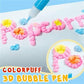 🖍️🎁 עטי ציור פופקורן בועות ליצירה עצמית, אפקט תלת מימד, משחק יצירתי לילדים בבית