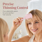 💇מסרק מספריים מתכוונן לדילול שיער DIY, כלי עיצוב שיער ביתי בטוח דו-צדדי