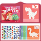 🎁מבצע מוגבל בזמן! 🎨 ספר פעילות מדבקות גיאומטרי לילדים ✨ חינוכי ומהנה, מתנה מושלמת לילדים ⚡50% הנחה