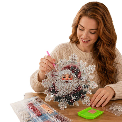 🎁מבצע מוגבל בזמן! ✨ ערכת תליית אמנות יהלומים לחג המולד DIY 🎄 קישוט ביתי חגיגי, פעילות יצירתית לכל המשפחה ⚡50% הנחה