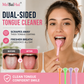 Dual-Sided Silicone Tongue Scraper