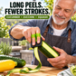 🔥50% הנחה✨קולפן ארגונומי דו-אצבעי🥬לפירות וירקות, קילוף ללא מאמץ, אחיזה נוחה
