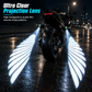 🔥⏰50% הנחה 🏍️ אורות הקרנה כנפי מלאך לאופנוע, אור LED קסום, אפקט ויזואלי מדהים בלילה ✨